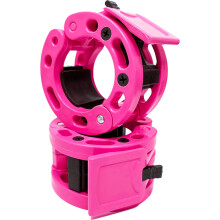 Clout Fitness Olympische Langhantel Clips Schnellverschluss Paar von Gewichtsklammern für 2 Zoll Langhantel Pink