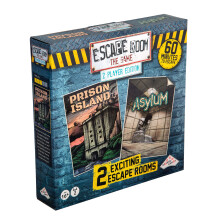 Escape Room The Game - 2 Player Incarceration Edition with 2 Games | Solve The Mystery Board Game for Adults and Teens