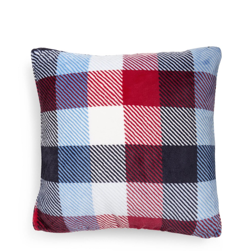 Vera Bradley Women's Decorative Throw Pillow With Removeable Hypoallergenic Insert Patriotic Plaid One Size