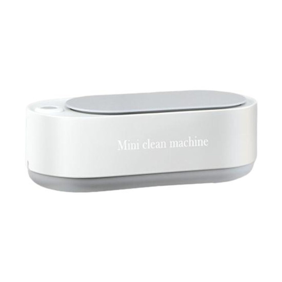 (white) 1 Set Ultrasonic Cleaner Multifunctional High-Frequency Vibration Deep Decontamination Noise Reduction Professional Jewelry Cleaning Machine for Home