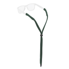 Chums Original bomuldsholder - Unisex briller keeper til solbriller og briller - Justerbar pasform og fremstillet i USA (Standard -end Dark Fores