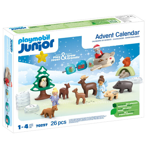 PLAYMOBIL Calendrio do Advento Playmobil Junior: Natal com neve