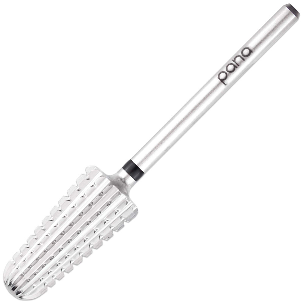 Pana 2-Way Volcano Carbide Bit 3/32 Shank Size - (Silver Extra Coarse Grit) - Two Way Rotate Use For Both Left And Right Handed Fast Remove Acrylic