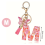 O style letter keychain cute initial handle pendant 5