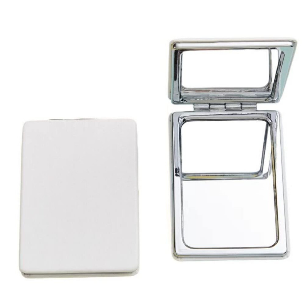 Bimiget Compact Mirror For Men Women And Girls Black Travel Makeup Mirrors For Handbag And Pocket Portable Double-Sided Mirror With Distortion Free