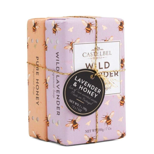 2 stuks - Castelbel wilde lavendel en pure honing