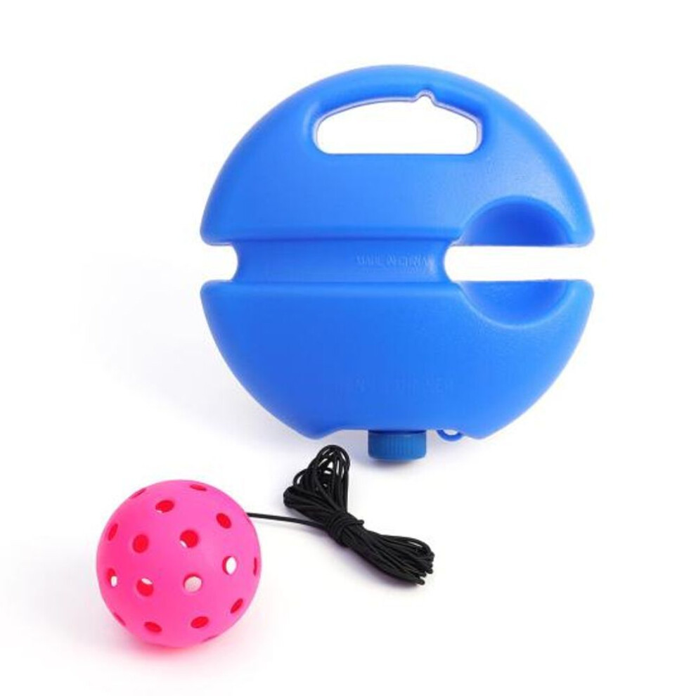 (rose red) Pickleball Trainer with Rebound Pickleball Ball Compact Size Portable Pickleball Solo Equipment Training Tool Sports Accessories