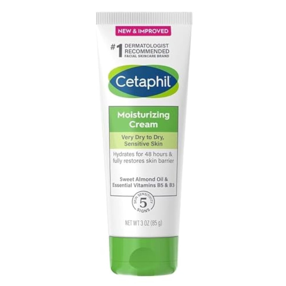 Cetaphil  Moisturizing Cream  Fragrance Free  3 oz (85 g)