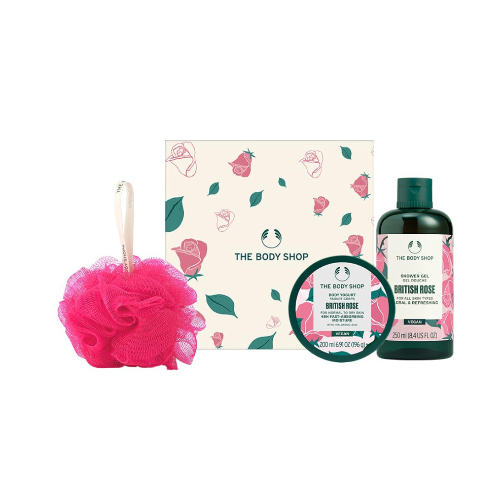 The Body Shop British Rose Bodycare Gift Set  For All Skin