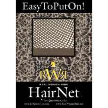 RWR No Knot Equestrian Hair Net (Medium Brown)