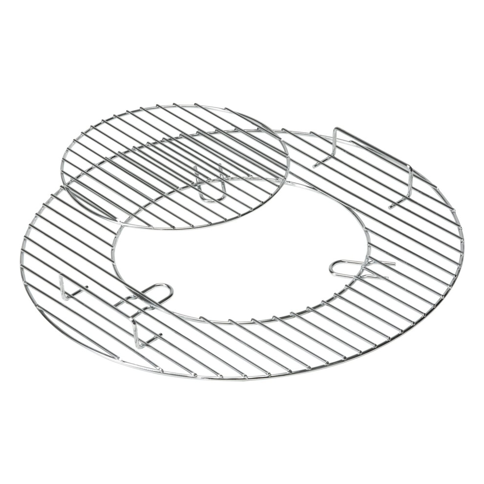 VEVOR 21 inch Round Stainless Steel Grates for 22 inch Kettle, Performer, Charcoal Grill Replacement Parts for Outdoor Cooking, Barbecue Camping, Picn