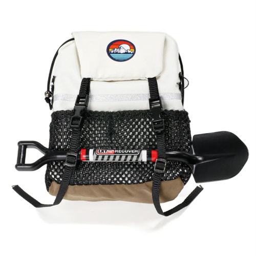 Simulation Backpack Shovel Storage Bag,White bag+Shovel 1