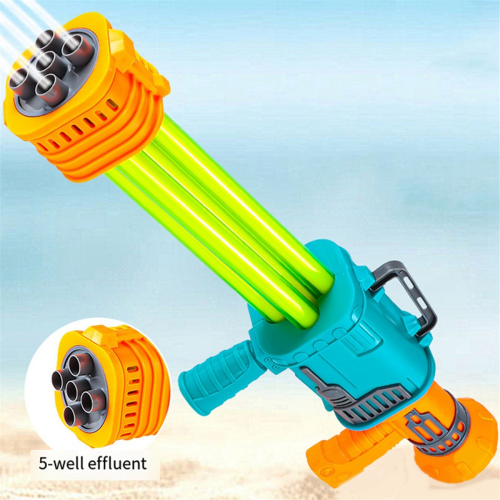 Water Toy Manual Pull-Out large capacity Pool Toys Blue 2