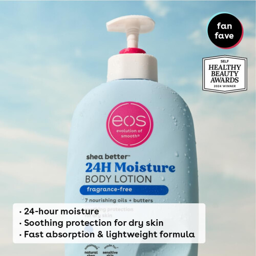 Shea Better, 24H Feuchtigkeits-Körperlotion, Duftstofffrei 1