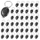 Mini Keychain LED Flashlight Badge Lights with White Beam 2