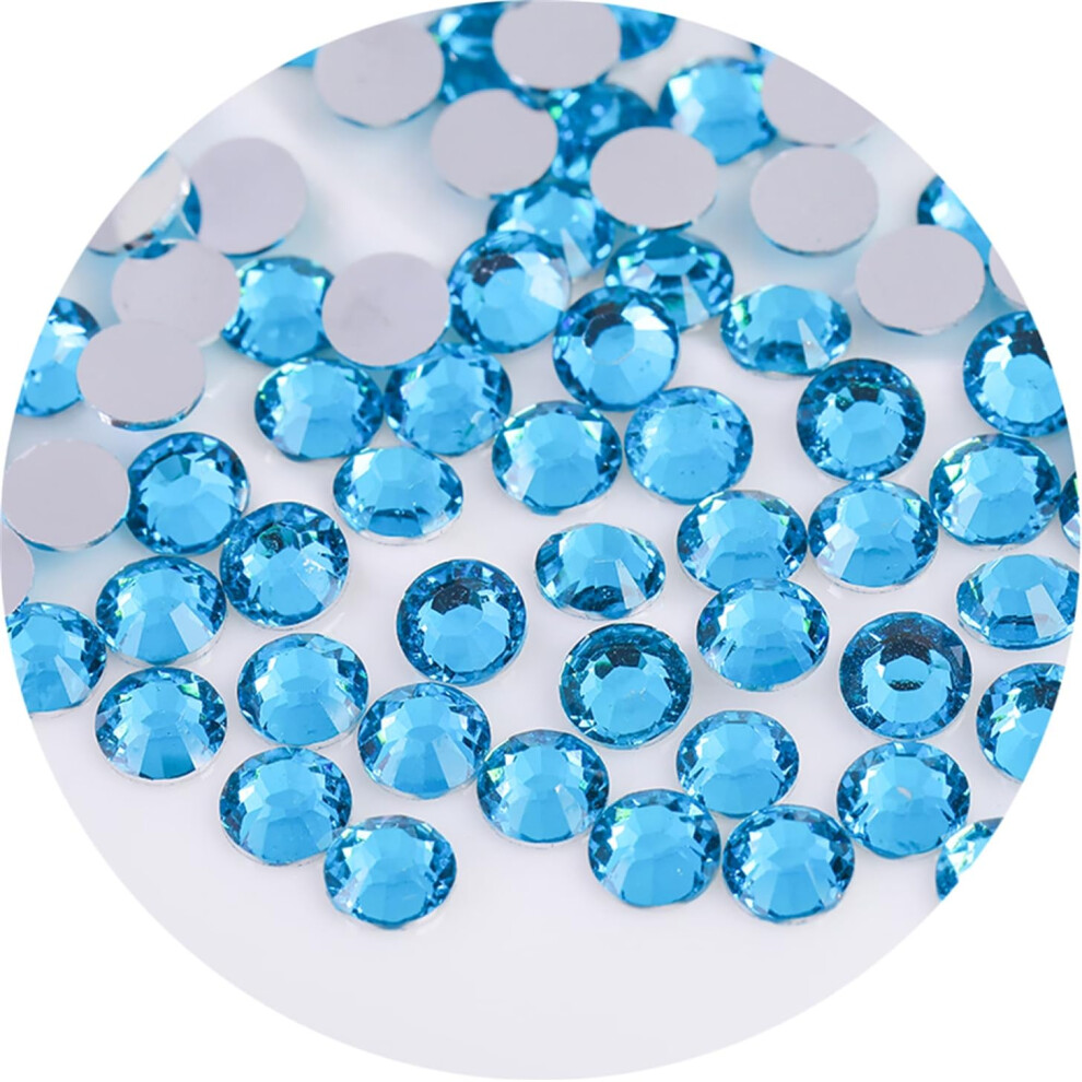 Laviyo Orange 2250 Pcs Ss16 4Mm Flatback Rhinestones For Nails Art Crafts Glitter Round Gems Crystals Diy Clothes Shoes(Orange)