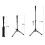 29.5-45.3In Baseball Batting Tee for Hit Height Adjustable Practice 6