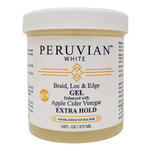 Perui fehr Braid Loc s Edge Gel EXTRA HOLD a nyugodt s termszetes hajhoz 16 oz. (almaecet)