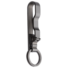 Titanium Belt Buckle Waist Clip Keychain Parts Key Ring