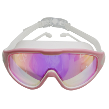 Anti-Fog UV Protection No Leaking Wide View Pool Goggles Pink