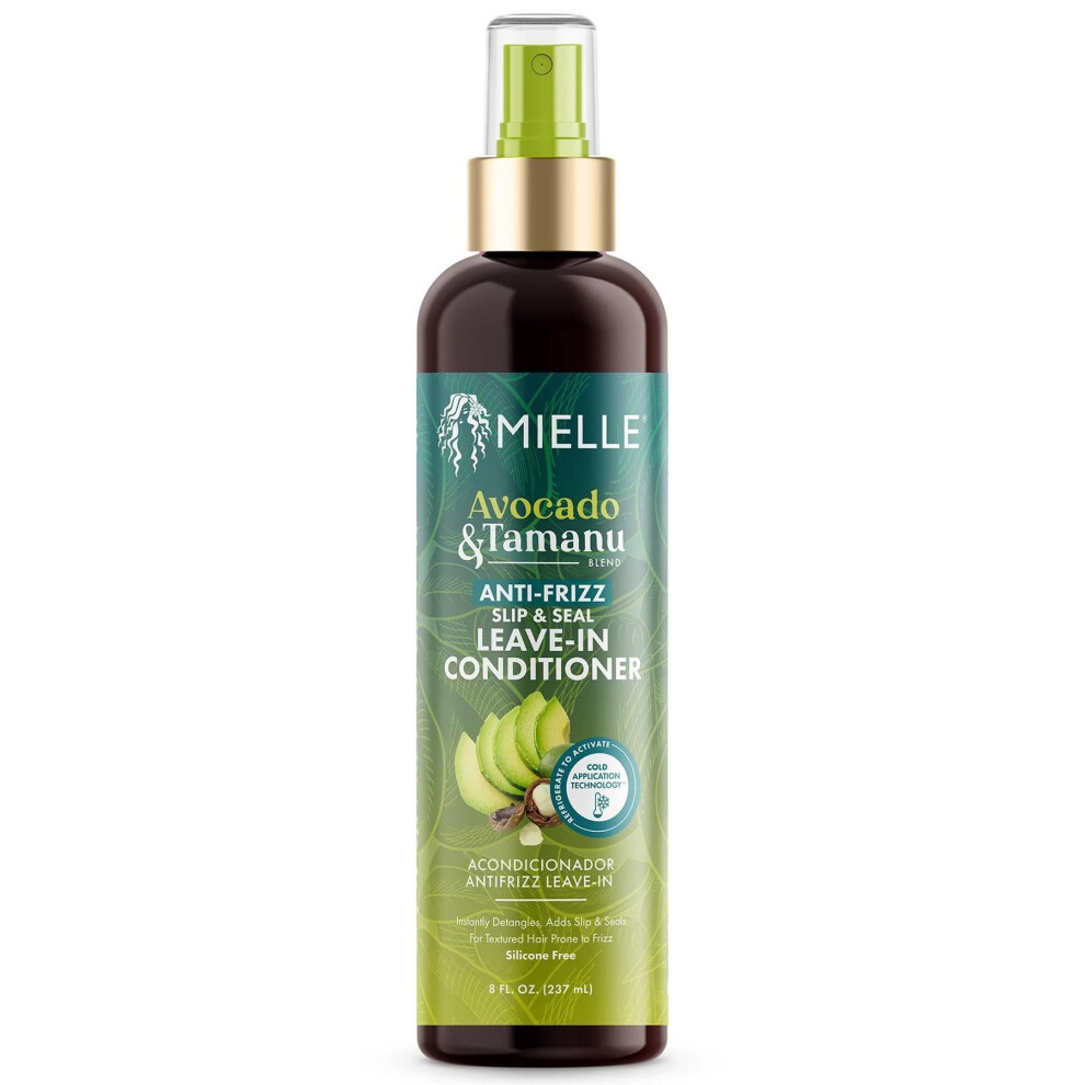 Mielle Avocado & Tamanu Blend Anti-Frizz Leave-in Conditioner 8 Fl Oz (Pack of 1)