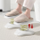 Ankle Foot Stretcher for A Better Bathroom Stool Gray 5