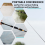 Multi-Joint Straight Handle Fishing Rod Portable 210cm 8