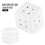 (White Rounded Bag) And Unique Black White Design Magic Cube Puzzle With Spring Box Packaging Safe For Storage 1