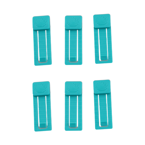 6Pcs High Quality Surfboard Fin Bracket Base Blue