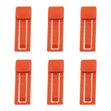 6Pcs High Quality Surfboard Fin Bracket Base orange