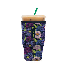 Sok It Java Sok ijskoffie en koude frisdrank ge?oleerde neopreen bekerhoes (Secret Garden Large: 30-32oz)