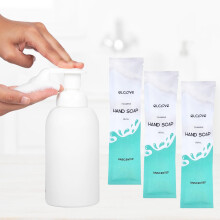Elcove Foaming Hand Soap Refills with Reusable Foaming Soap Dispenser Concentrated Powder Hand Soap Refills Make 36 oz (3 x 12oz) of Unscented H