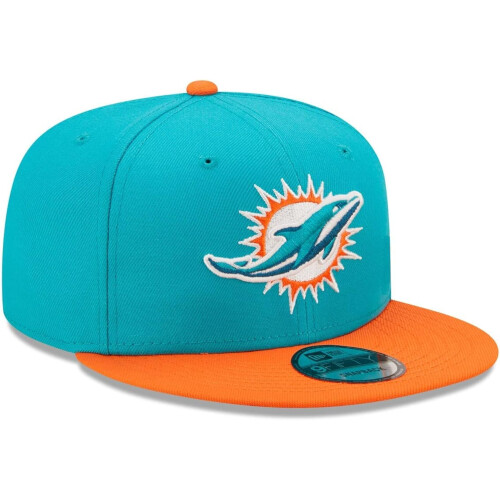 New Era New Era NFL 9FIFTY 2-Tone ????????e?? ?ap??? Snapback ??a ???e??? ?a?????e? se ????? (Miami Dolphins) 2
