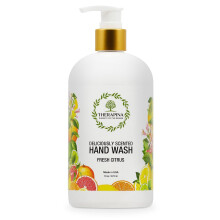 THERAPINA Aromatherapie Luxe vloeibare handzeep - Veganistische vochtinbrengende handwas met Alo?Vera Botanische oli? Frisse citrusgeur - Fancy vloei