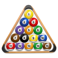 Wooden Billiard Ball Rack Solid Triangle Pool Racks