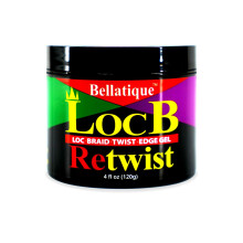 Loc B Retwist Loc Braid Twist Edge Gl termszetes, ellazult, szraz, fnytelen s trkeny hajhoz (4 oz) - Nem hmlik, nem fehredik, gyorsan szrad