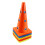 12 Inch Color Perforated Plastic Cone 10 Pack Set - with Storage Bag 3