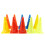 12 Inch Color Perforated Plastic Cone 10 Pack Set - with Storage Bag 4