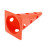 12 Inch Color Perforated Plastic Cone 10 Pack Set - with Storage Bag 9