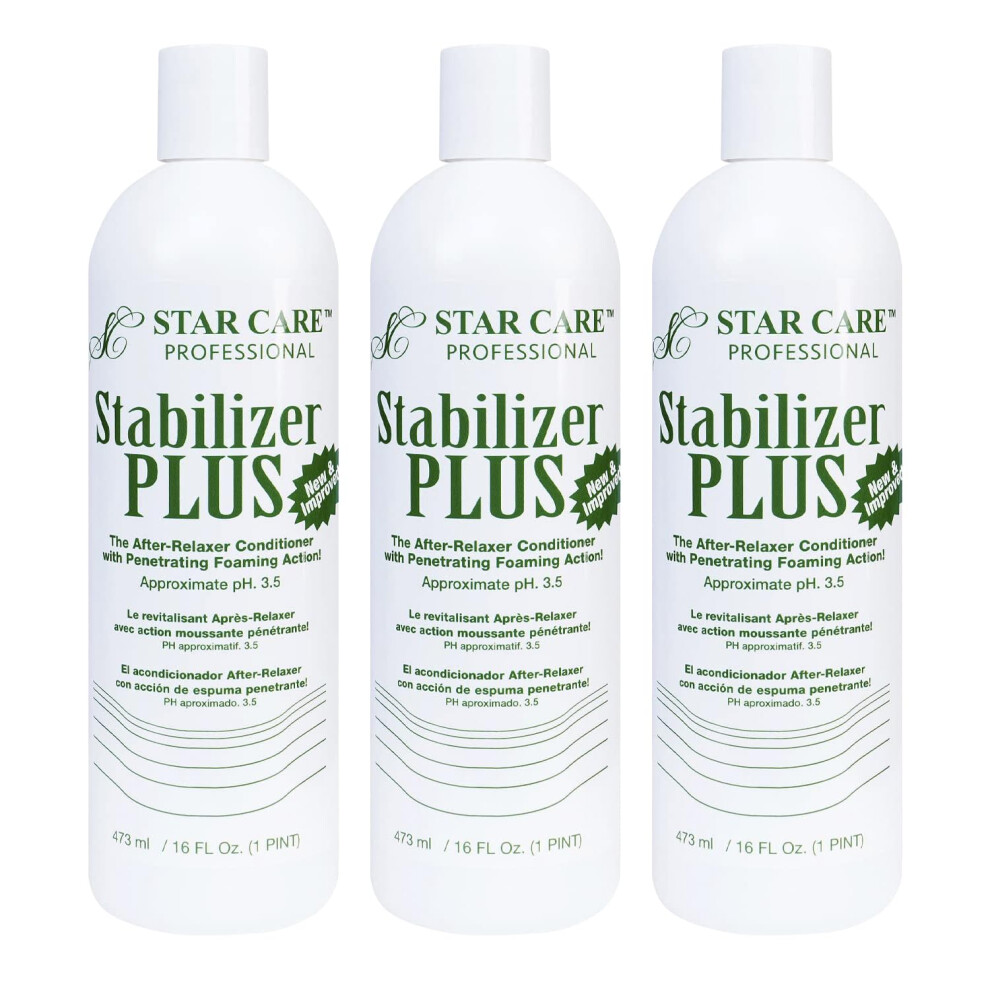 Doc Johnson Star Care Stabilizer Plus The After-Relaxer Conditioner With Penetrating Foaming Action Approximate Ph. 3.5 (16 Fl Oz (Pack Of 3))