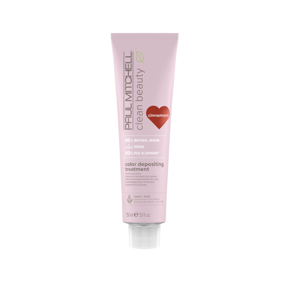 Paul Mitchell Clean Beauty Traitement colorant pour cheveux color   s rafra   chissants et protecteurs Cannelle 5,1 fl. oz.