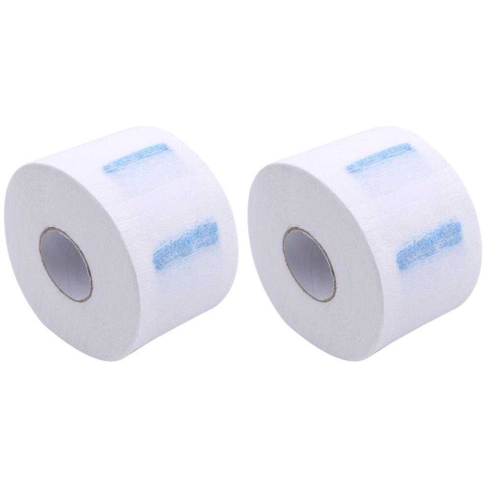 The Shave Factory White Neck Strip, 2 Rolls, - Disposable Barber Paper, Neck Papers For Barbers, Hygienic And Practical Haircut Experience, Unisex