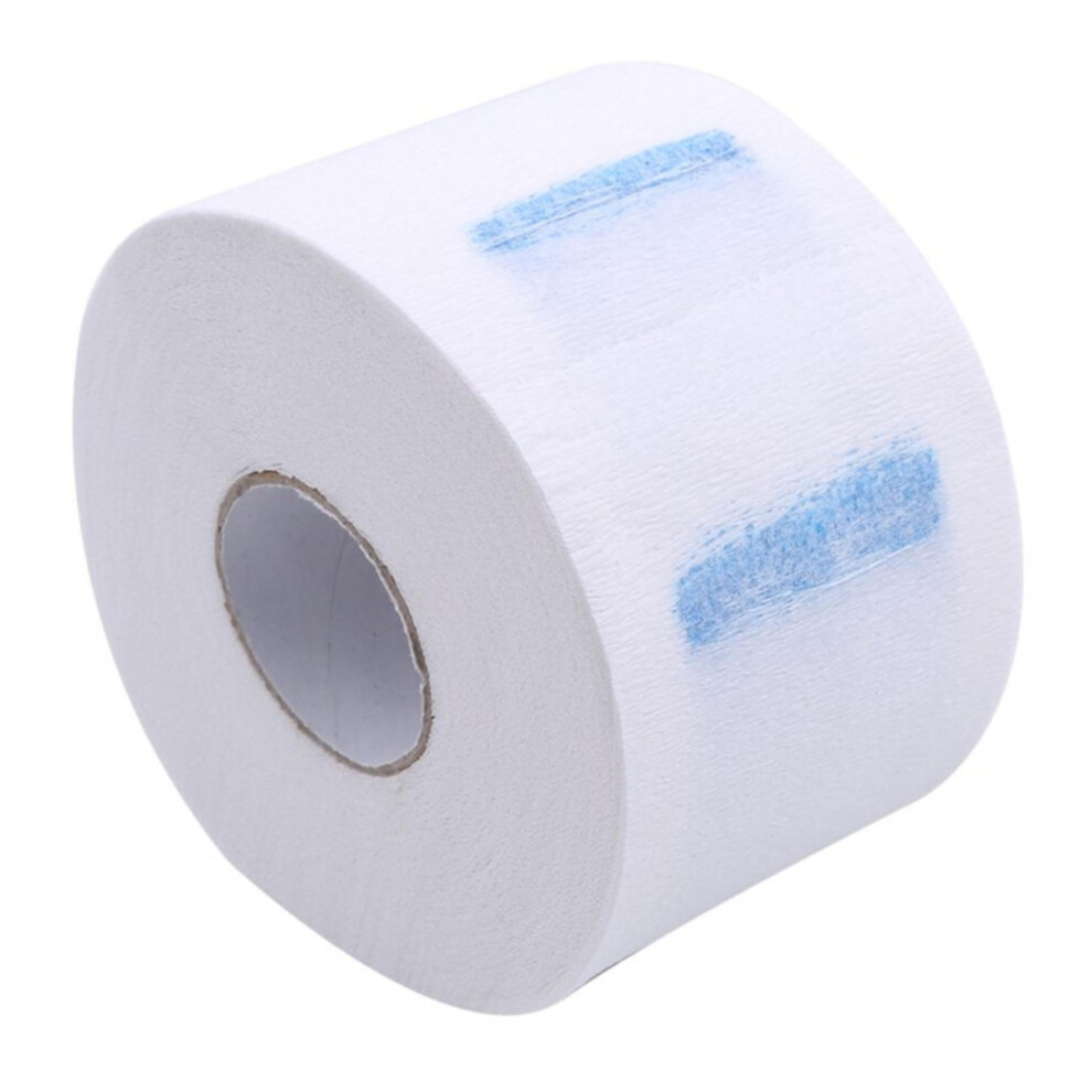 T? E???St?S?? ????S?At?? White The Shave Factory Disposable Barber Paper Neck Strip, Neck Band (1 Roll, Protects Your Neck, Unisex, 1 Count)
