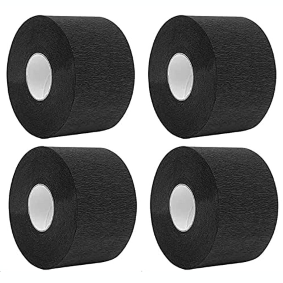 Premier Rasage Black The Shave Factory Neck Strip Disposable Barber Paper For Neck Strips/Bands 4 Rolls ( Accessory For Professional Barbers And Individual Custome