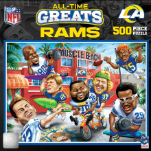 Masterpieces 500 darabos, hivatalosan engedlyezett rejtvnyek Los Angeles Rams All Times Greats NFL kiraks jtk felnotteknek s csaldoknak 18""""