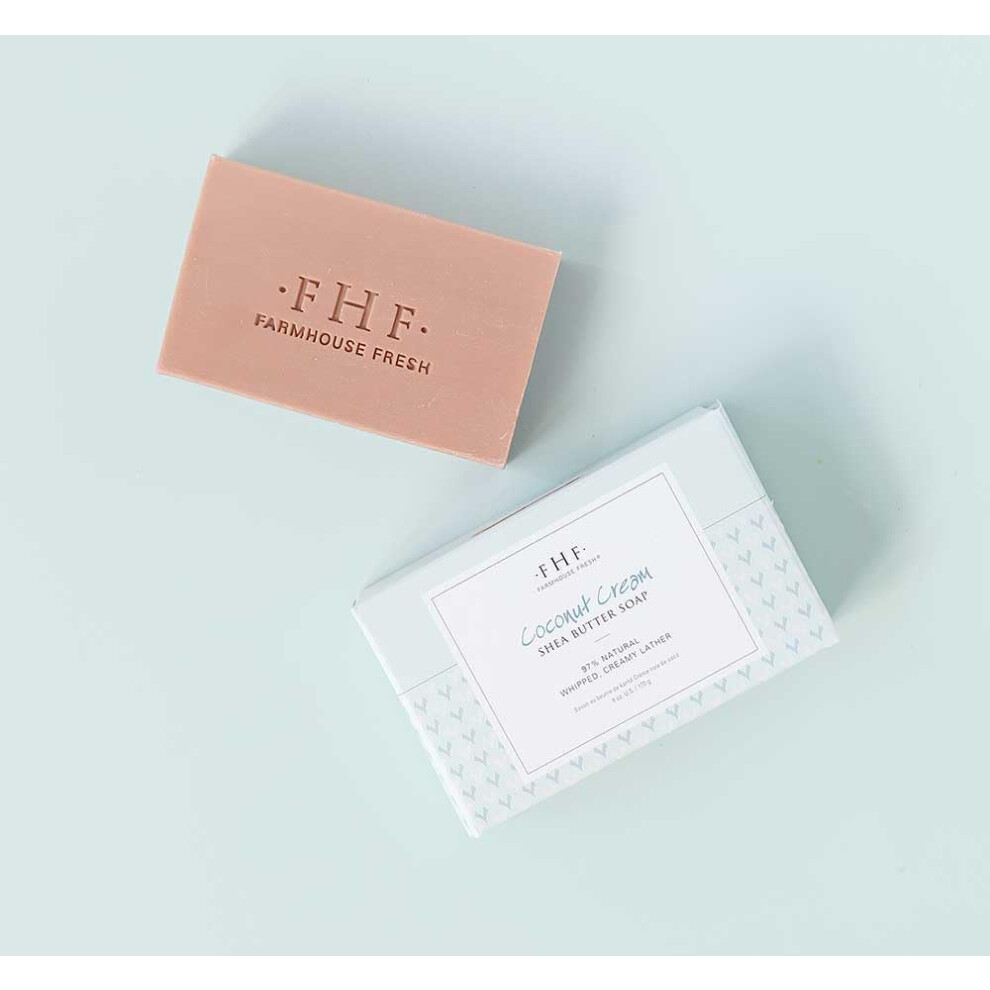 ?????T??A F??S?? Cream Farmhouse Fresh Coconut Shea Butter Bar Soap