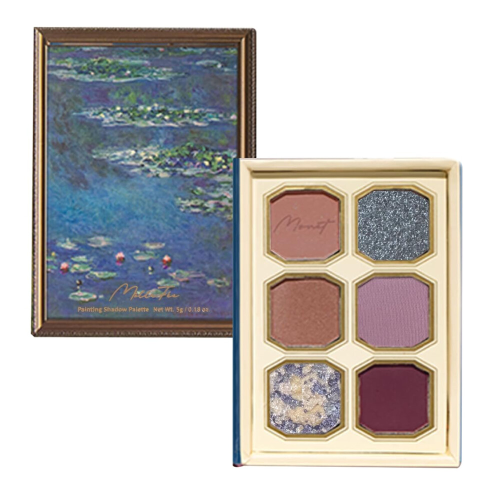 MilleFee Painting Eyeshadow Palette (06 Water Lilies)  Eyeshadow Palette  Cool Deep  Cruelty-Free-image-OPC-PGDPRMJ-NEW