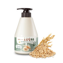 WELCOS KWAILNARA Havermelk Body Wash - Koreaanse body wash met haverextract voor een gevoede en verzachte huid 560 g / 19,75 oz.