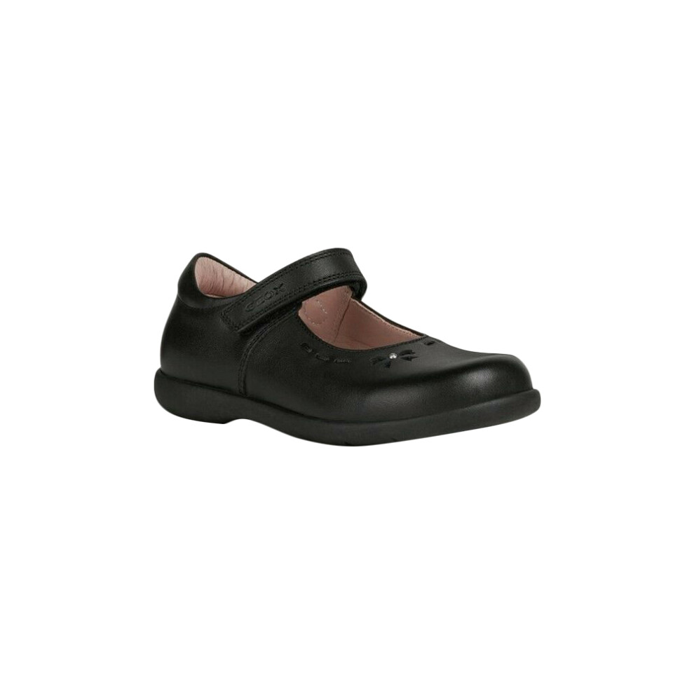 (13 UK Child, Black) Geox Girls Naimara Ballerina Leather Mary Janes