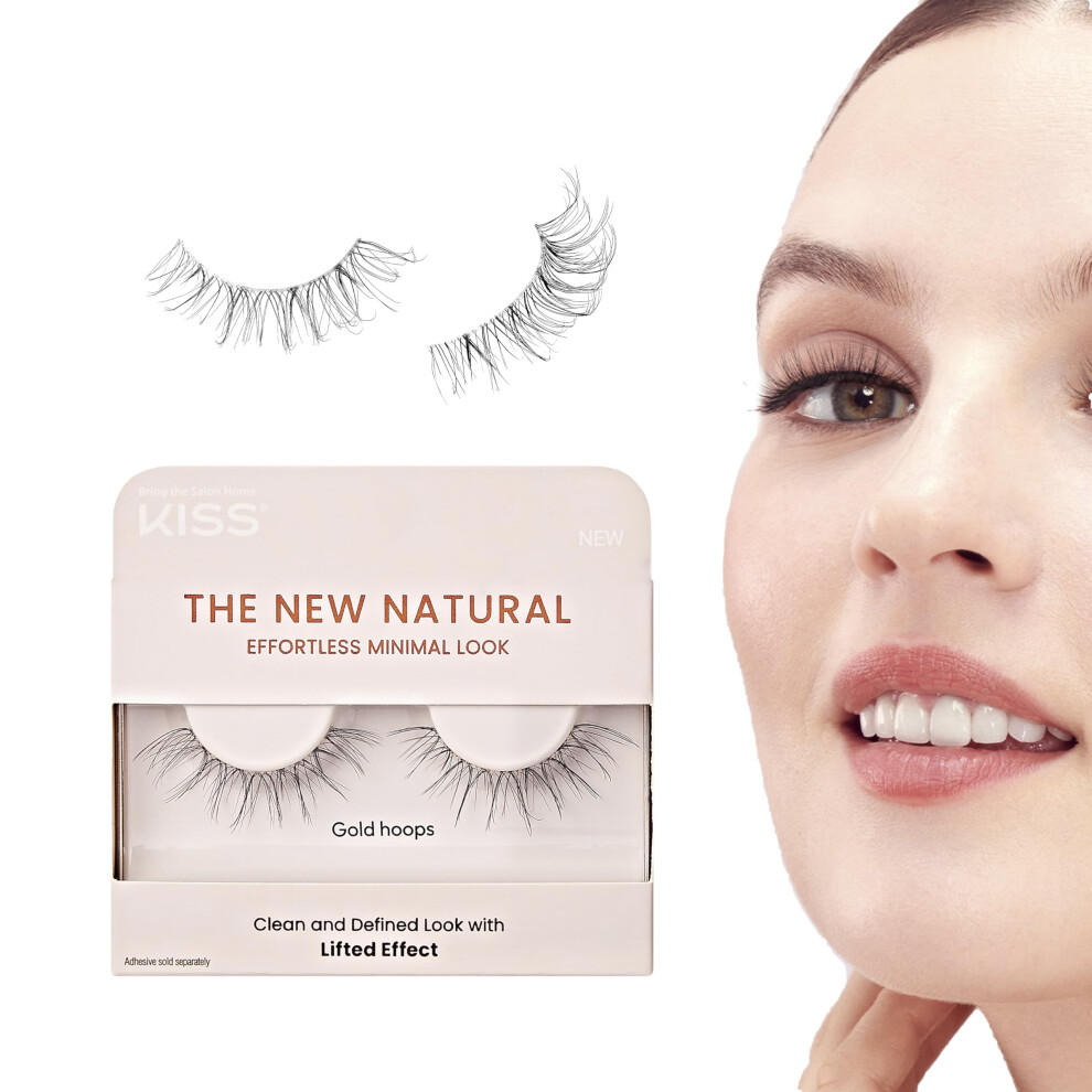 Baiser Kiss The New Natural Effortless Minimal Look False Eyelashes 12Mm Full Strip Lash Single Pack Nns03 1 Pair